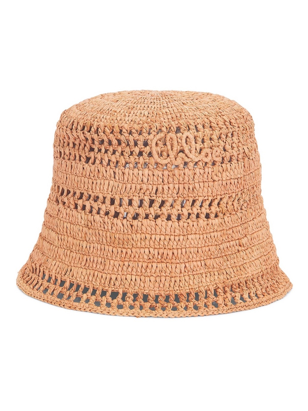 Chloe Crochet Bucket Hat - Tan